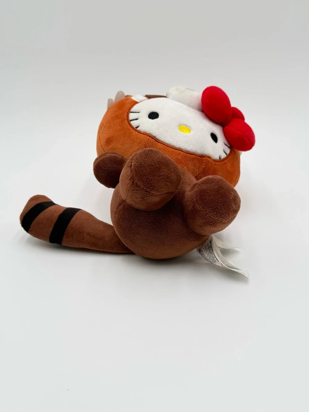 Hello Kitty Sanrio Red Panda Plush Fiesta 2025 Stuffed Animal Brown Red Bow